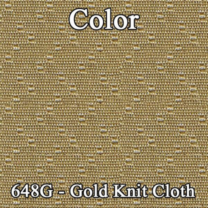 70 MONTE CARLO SPLIT BENCH CLOTH UPHOLSTERY - SRM GOLD CLOTH/GOLD