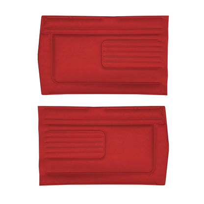 67 GTO/LEMANS CONVERTIBLE REAR PANELS - RED