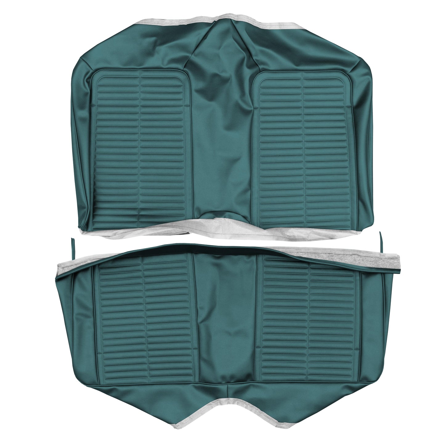68 FIREBIRD "STANDARD" FIXED HTP REAR UPHOLSTERY - TURQUOISE