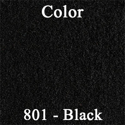 70-76 DODGE/PLYMOUTH A-BODY (MANUAL) CONSOLE CARPET - BLACK (CUT-PILE)