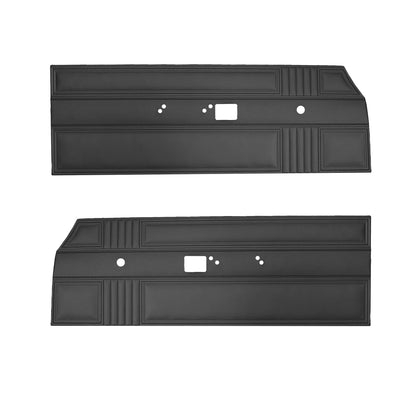 67 BELVEDERE II FRONT DOOR PANELS - BLACK