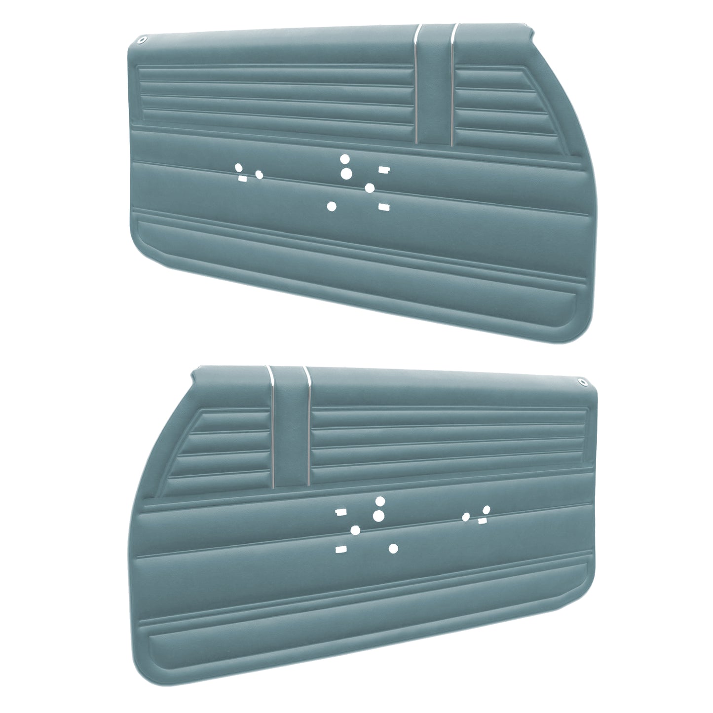 68 CHEVELLE/MALIBU FRONT DOOR PANELS (PRE-ASSEMBLED) - LIGHT BLUE