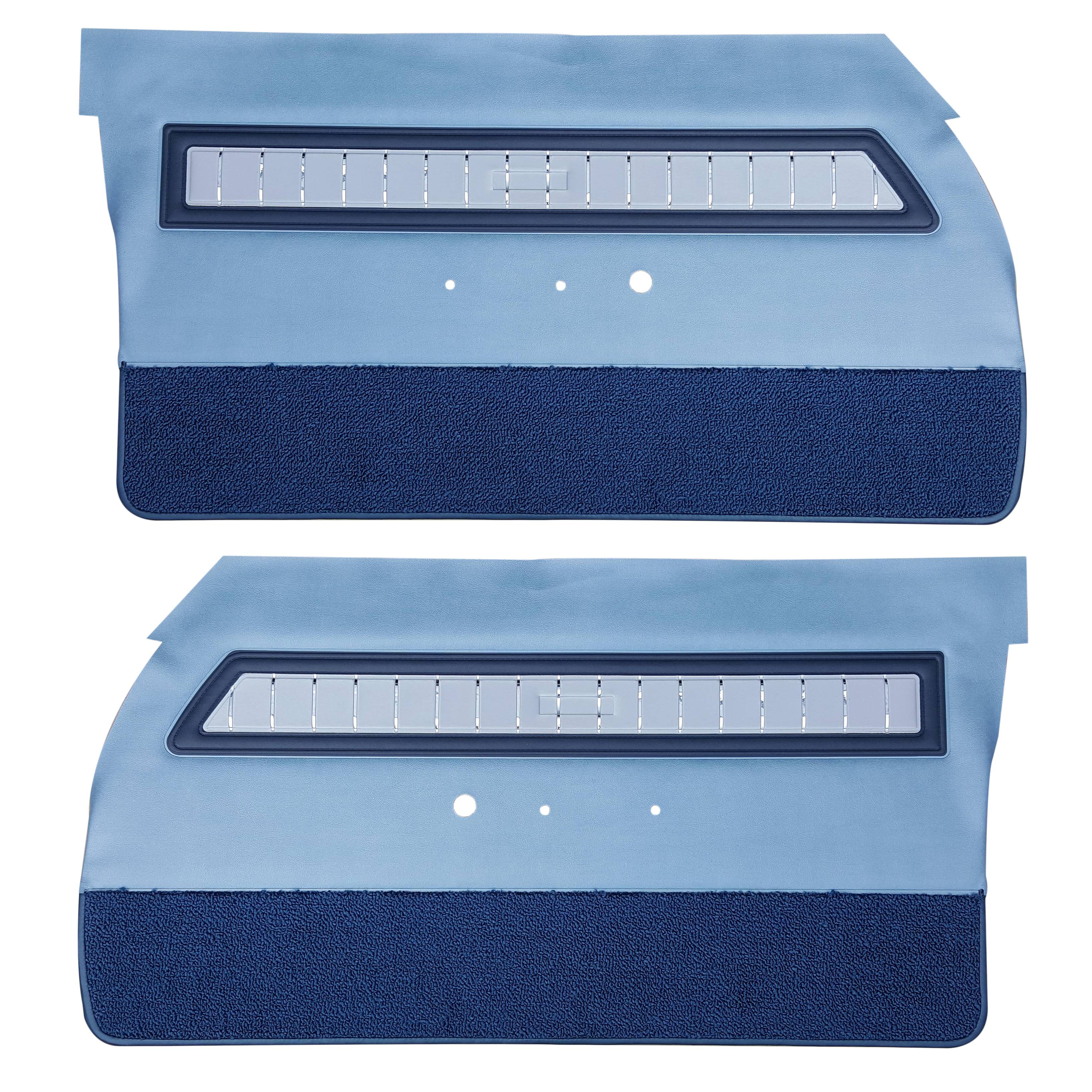 65 Coronet 500 Door Panels-Met Blue/Navy Acc/Silver Insert - Legendary ...
