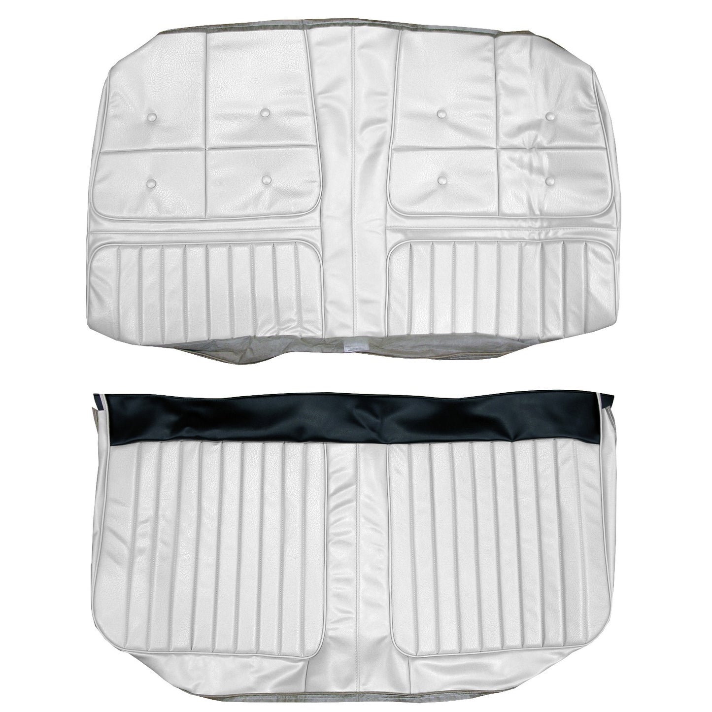 70 CUTLASS SUPREME/442 CONVERTIBLE REAR UPHOLSTERY - PEARL WHITE