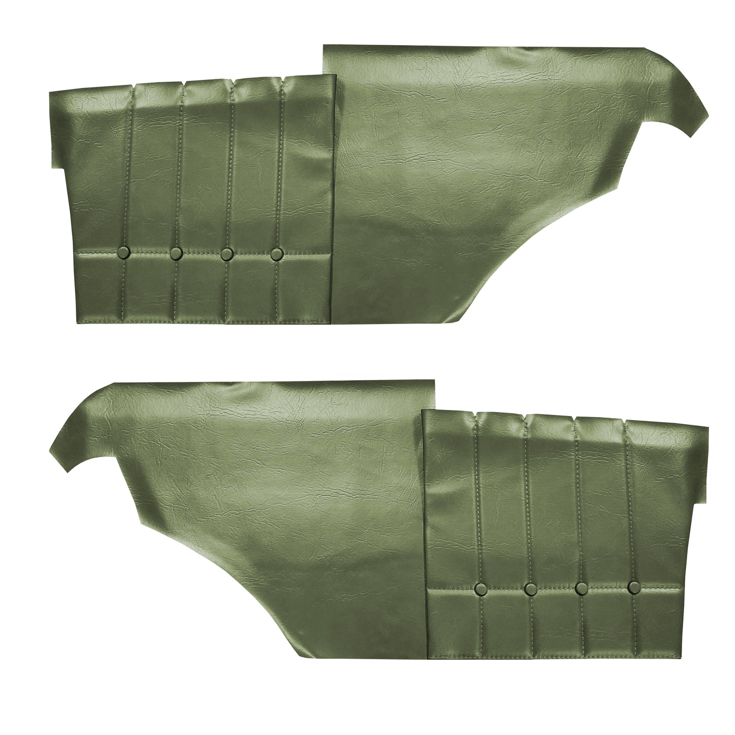 71 MONTE CARLO HARDTOP REAR PANELS (UNASSEMBLED) - JADE GREEN