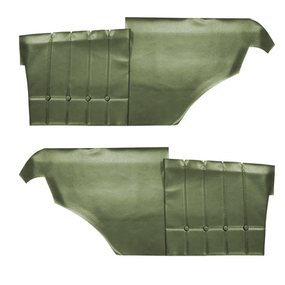 71 MONTE CARLO HARDTOP REAR PANELS (UNASSEMBLED) - JADE GREEN