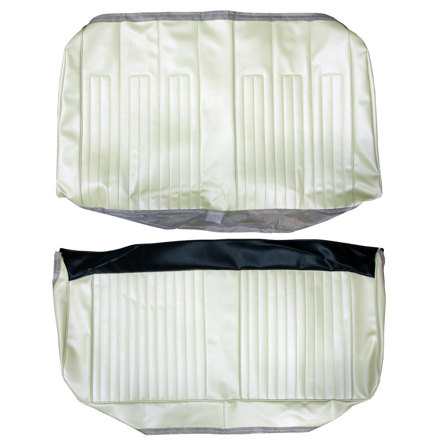 68 GTO/LEMANS CONVERTIBLE REAR UPHOLSTERY - PARCHMENT