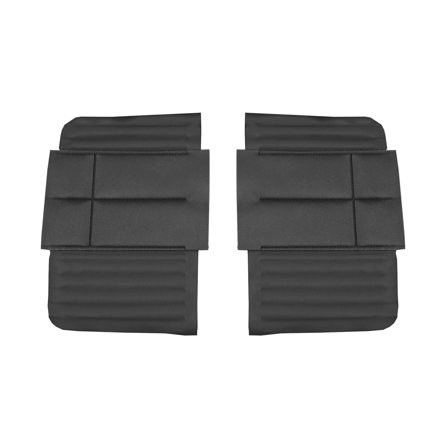 68 SATELLITE/ROADRUNNER "DECOR" CONVERTIBLE REAR PANELS - BLACK
