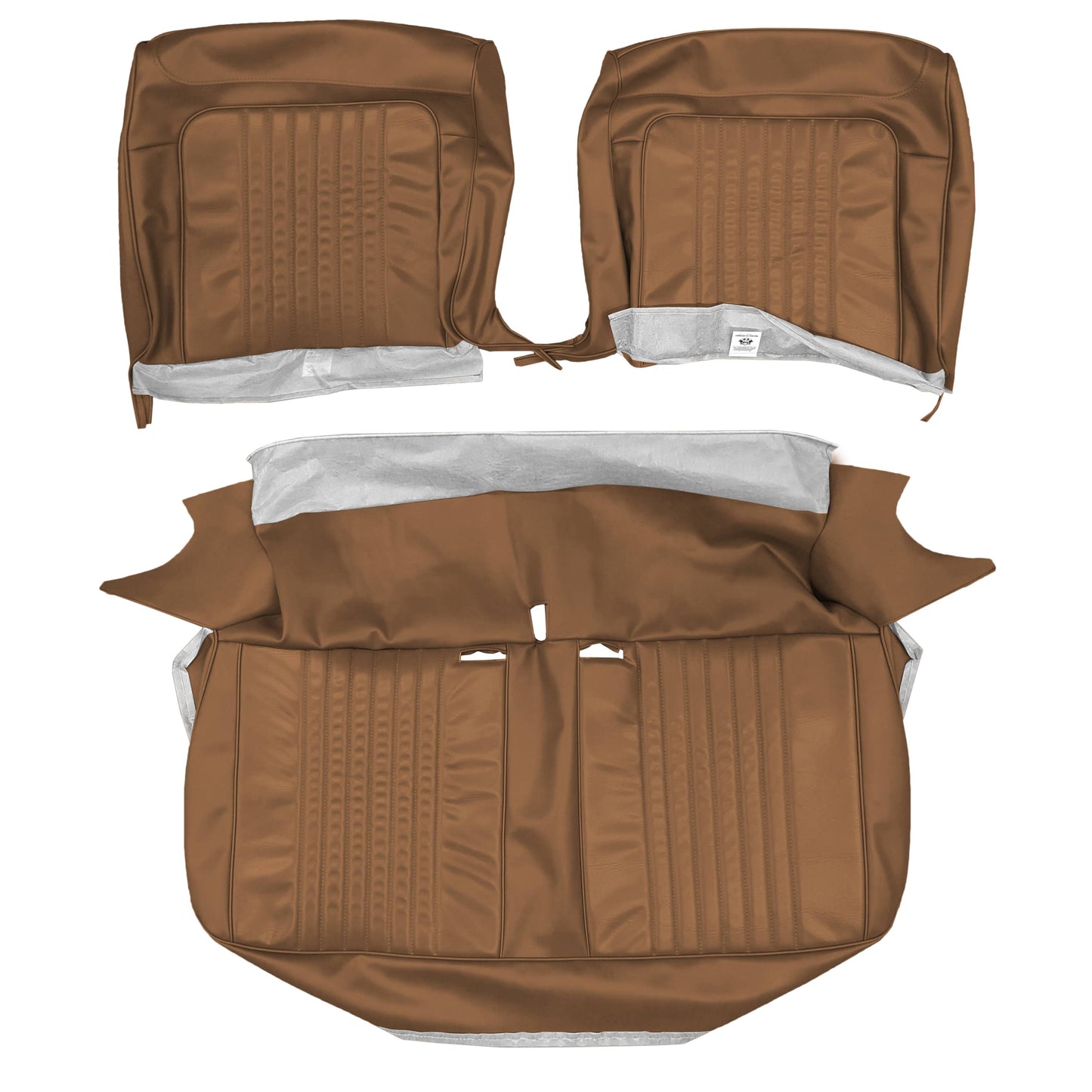 71 CHEVELLE/MALIBU/EL CAMINO SPLIT BENCH UPHOLSTERY - SADDLE