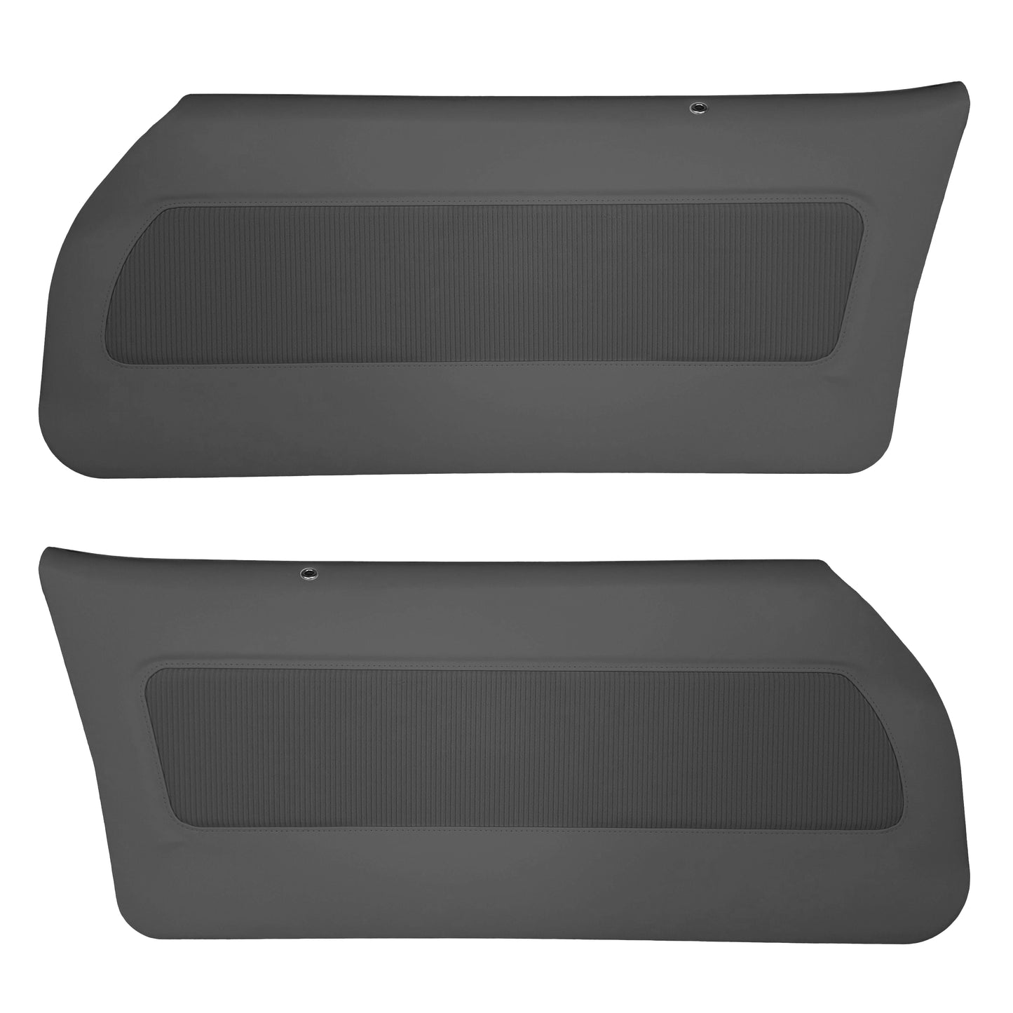 76 CAMARO "DELUXE" DOOR PANELS (PRE-ASSEMBLED) -  BLACK