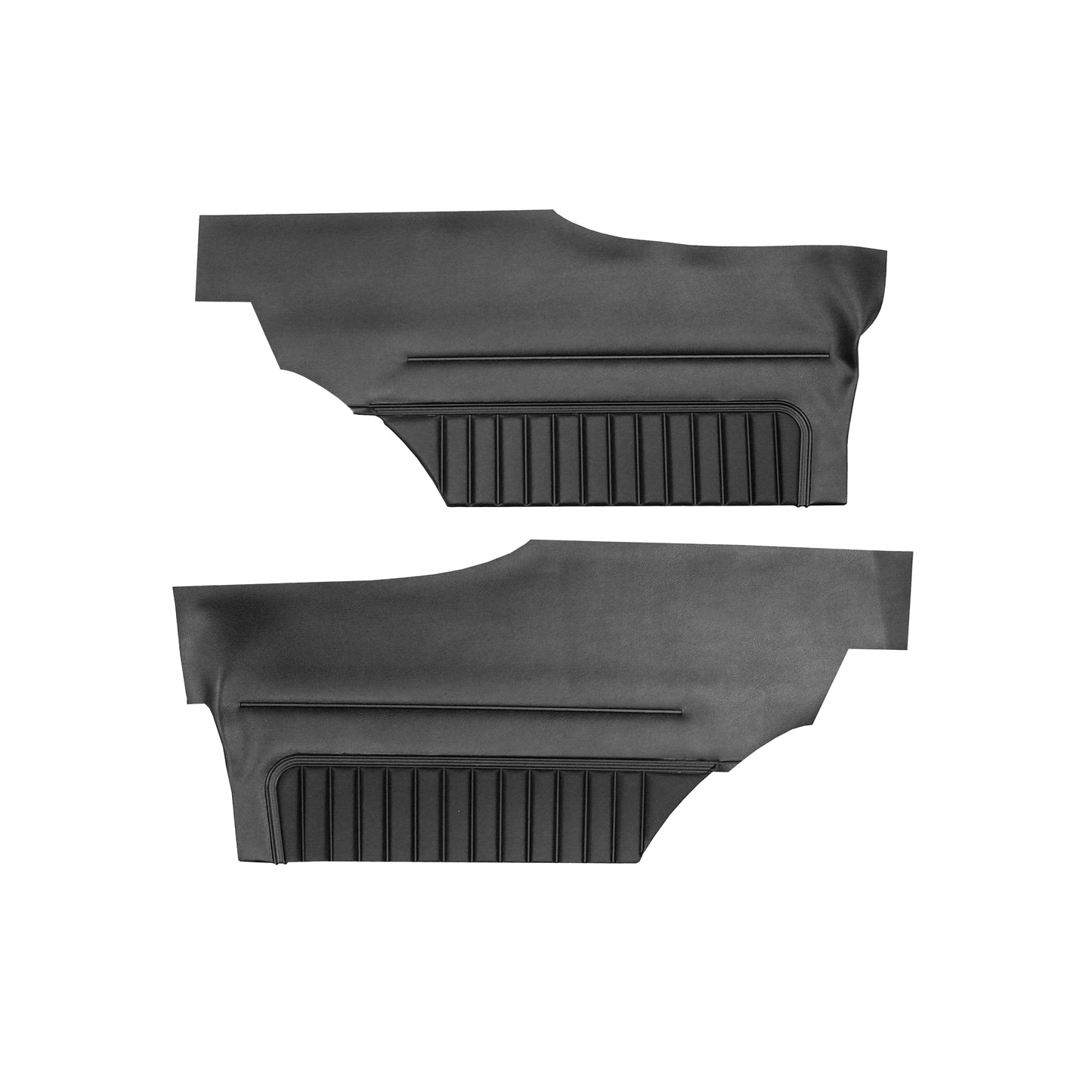 70 MONTE CARLO HARDTOP REAR PANELS (UNASSEMBLED) - BLACK