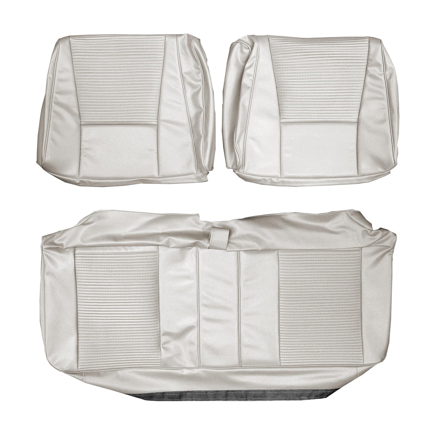 69 DART GT/GTS SPLIT BENCH UPHOLSTERY - PEARL WHITE