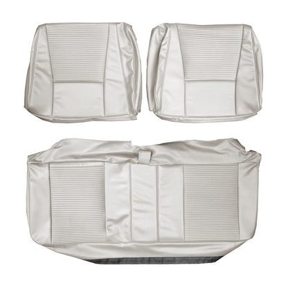69 DART GT/GTS SPLIT BENCH UPHOLSTERY - PEARL WHITE
