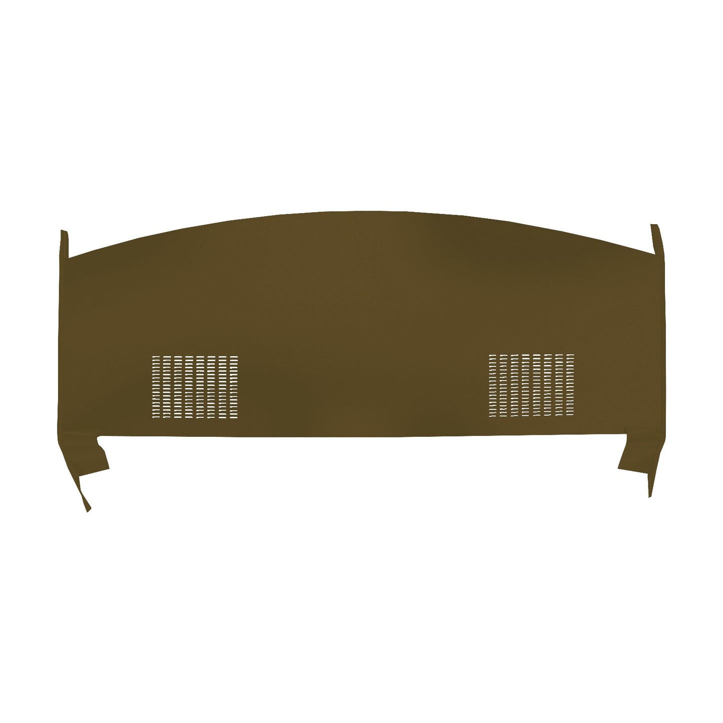 70 DUSTER PACKAGE TRAY WITH SPEAKER CUT-OUTS - BROWN