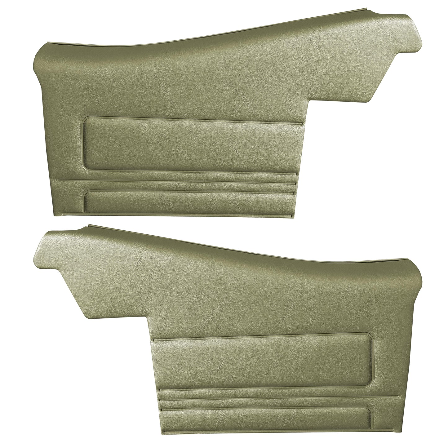 68 GTO/LEMANS CONVERTIBLE REAR PANELS (PRE-ASSEMBLED) - WILLOW GOLD