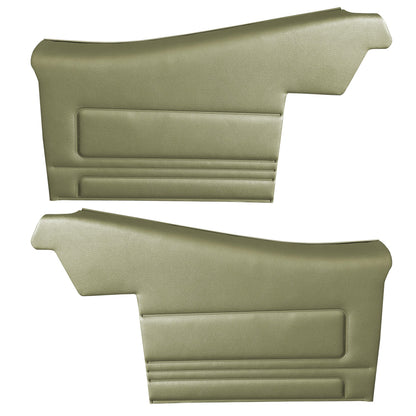 68 GTO/LEMANS CONVERTIBLE REAR PANELS (PRE-ASSEMBLED) - WILLOW GOLD