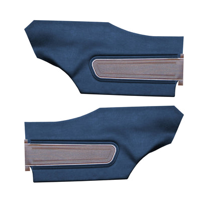 71 CUTLASS SUPREME HARDTOP REAR PANELS (UNASSEMBLED) - BLUE
