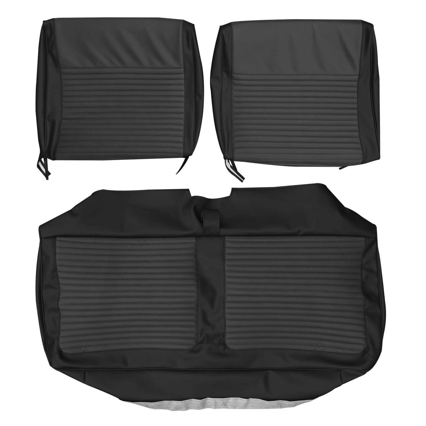 66 DART 270 SPLIT BENCH UPHOLSTERY - DARK GRAY/BLACK
