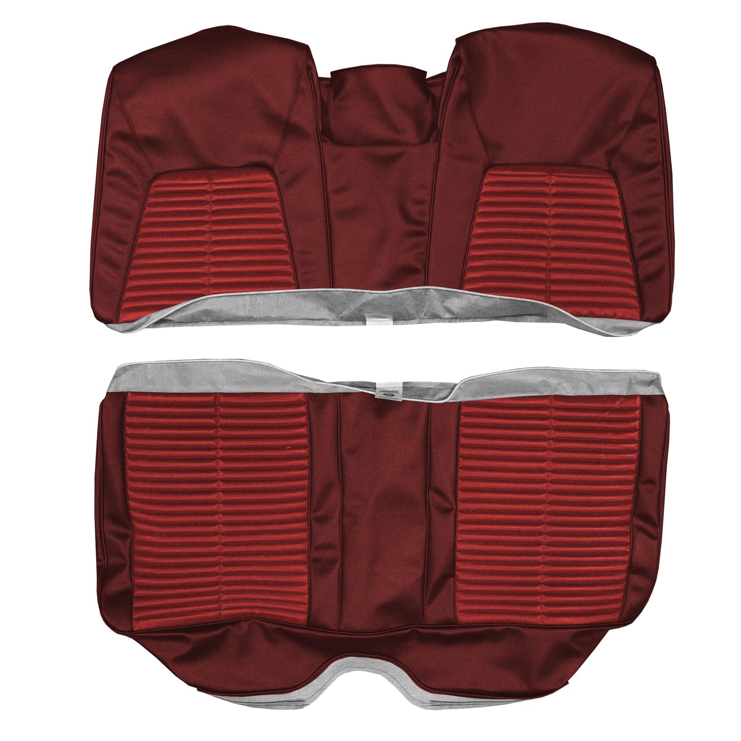 1968 CHRYSLER 300/NEWPORT CONV REAR UPH - RED/METALLIC RED