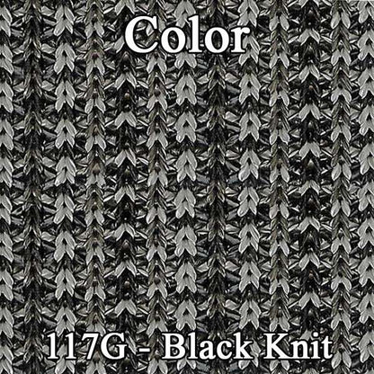 74 CAMARO "DELUXE" DOOR PANELS (PRE-ASSEMBLED) - SRM BLACK KNIT/BLACK