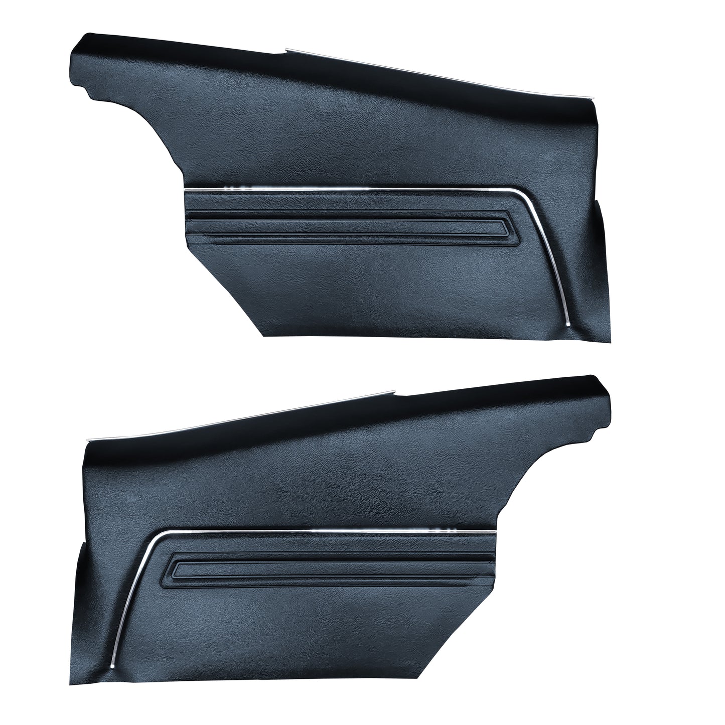 69 CAMARO "STANDARD" HARDTOP REAR PANELS W/ FOLD-DOWN SEAT (PRE-ASSEMBLED) - BLUE
