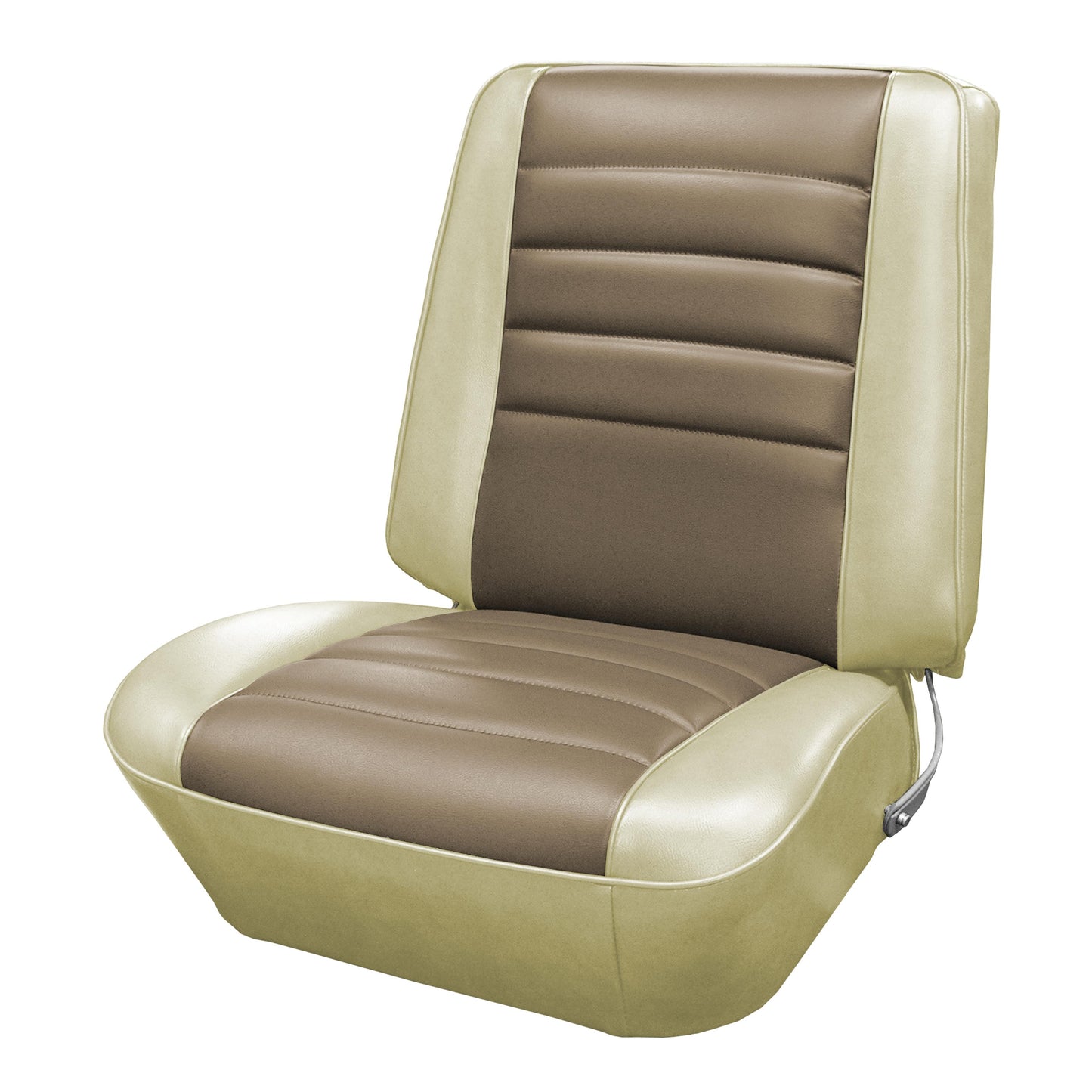 65 CHEVELLE/MALIBU/EL CAMINO BUCKET UPHOLSTERY - GOLD/SRM FAWN