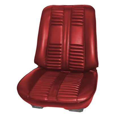 66 CUTLASS/442 HOLIDAY COUPE/CONVERTIBLE BUCKET UPHOLSTERY - RED