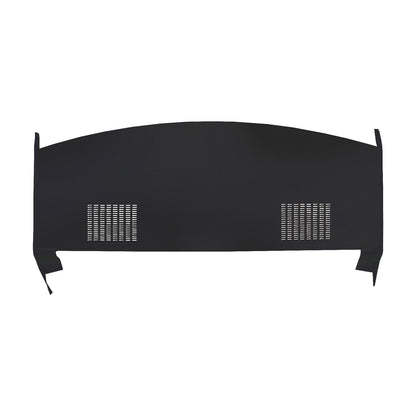 70-72 DUSTER/DEMON PACKAGE TRAY WITH SPEAKER CUT-OUTS - BLACK