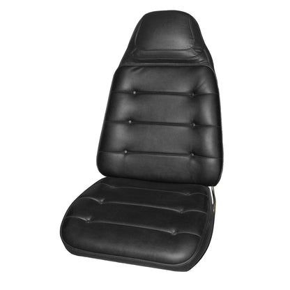 72-73 CHARGER & 73 SATELLITE/ROADRUNNER BUCKET SEAT UPHOLSTERY - BLACK