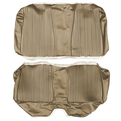 67 CORONET 500/RT HARDTOP REAR UPHOLSTERY - GOLD