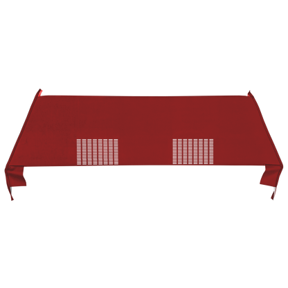 69 CHARGER PACKAGE TRAY WITH SPEAKER CUT-OUTS - RED