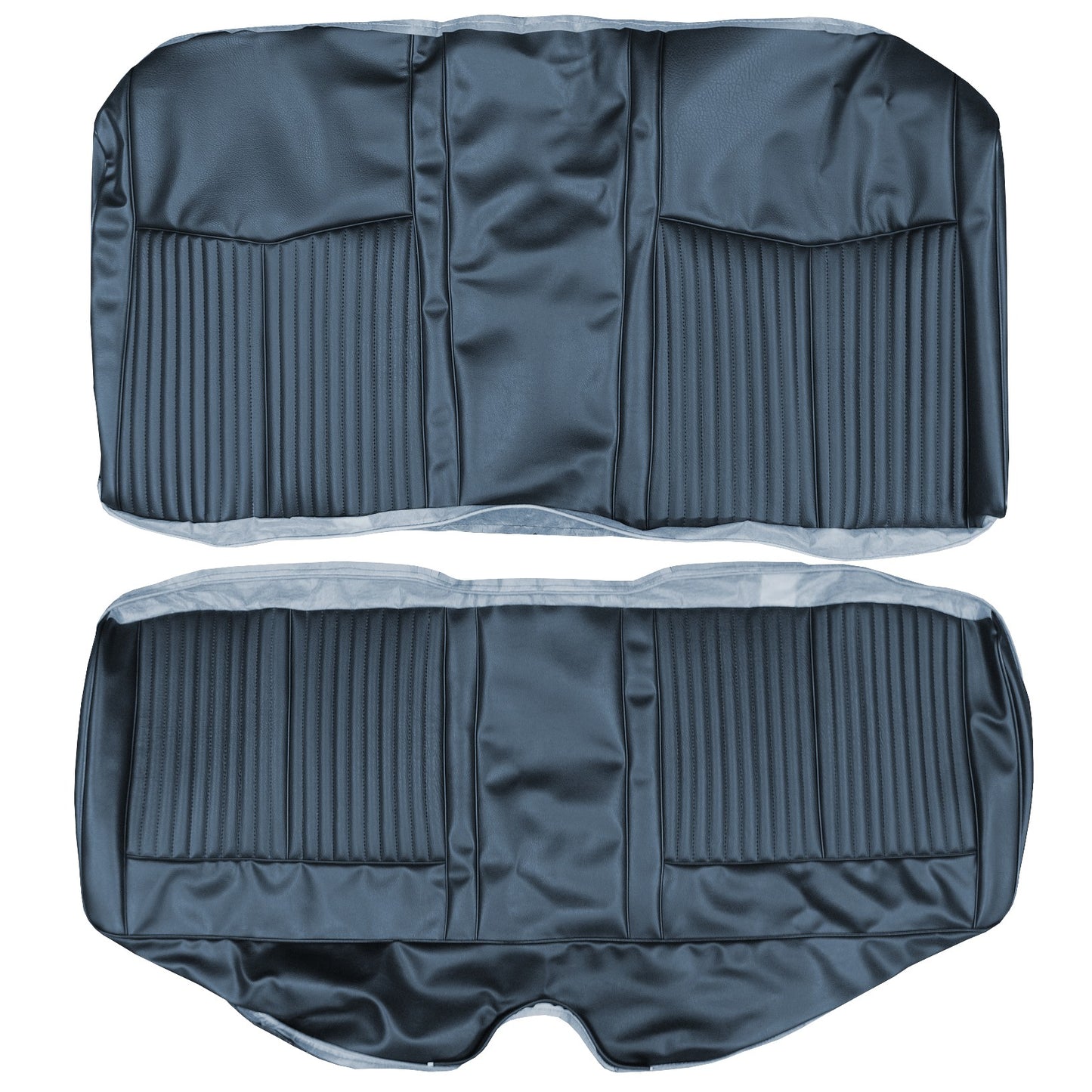 70 DUSTER "CUSTOM" REAR UPHOLSTERY - BLUE