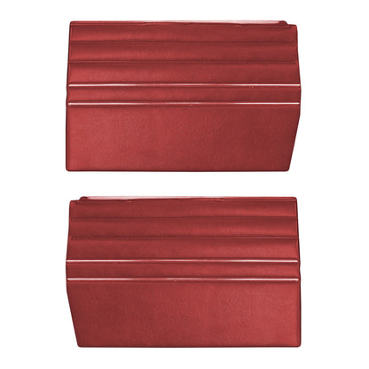 67 SKYLARK/GS CONVERTIBLE REAR PANELS - RED