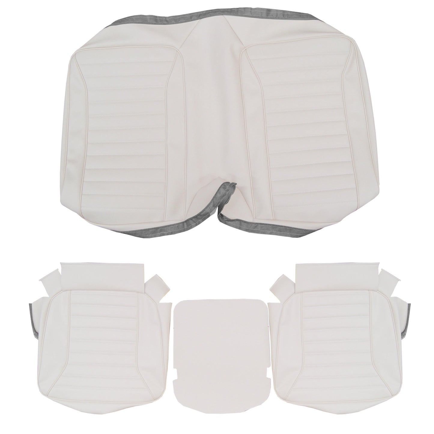 75 FIREBIRD/TRANS AM "STANDARD" HARDTOP REAR UPHOLSTERY - WHITE