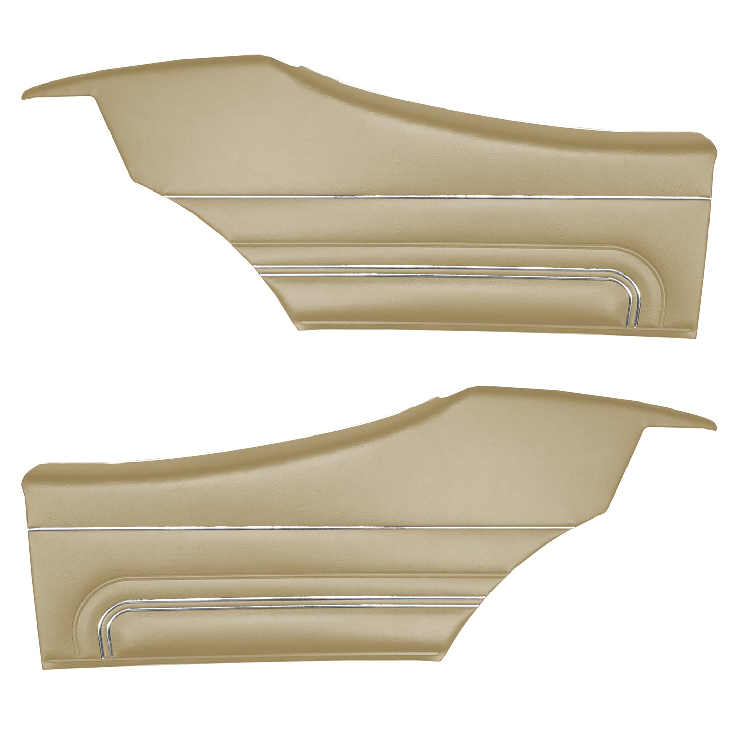 71 GTO/LEMANS SPORT HARDTOP REAR PANELS (PRE-ASSEMBLED) - SANDALWOOD