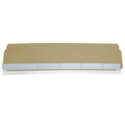 72 CHEVELLE/MALIBU HARDTOP PACKAGE TRAY WITH SPEAKER CUT-OUTS - SANDALWOOD