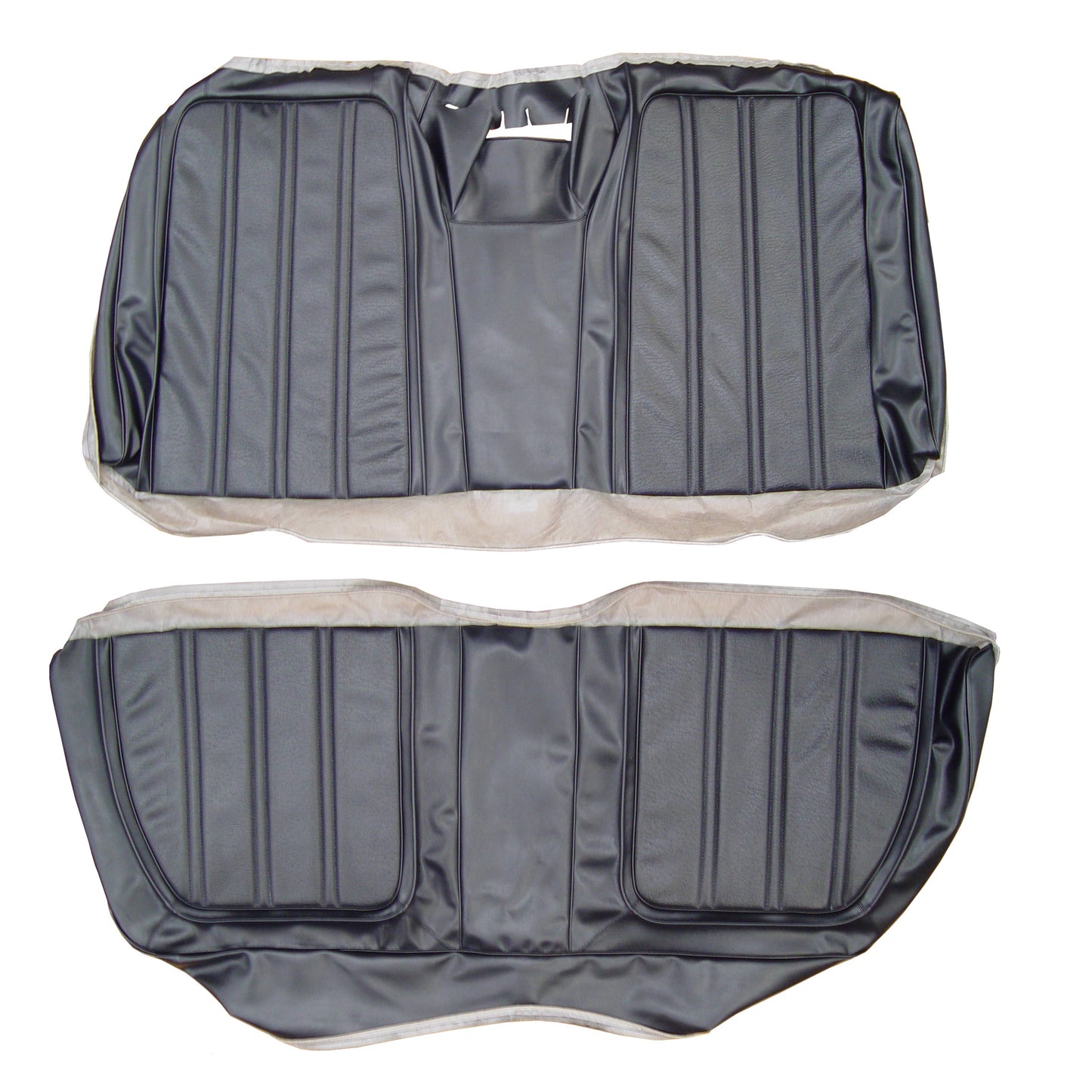 69 FURY III HARDTOP REAR UPHOLSTERY - BLACK