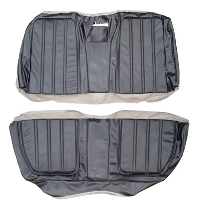 69 FURY III HARDTOP REAR UPHOLSTERY - BLACK