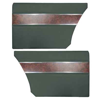 68 BARRACUDA "DELUXE" HARDTOP REAR PANELS - GREEN