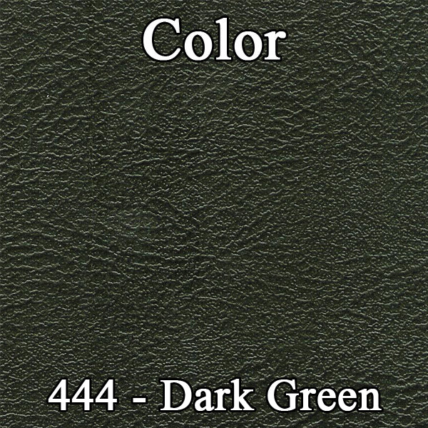 73 BARRACUDA/CHALLENGER BUCKET SEAT UPHOLSTERY - LIGHT GREEN/DARK GREEN