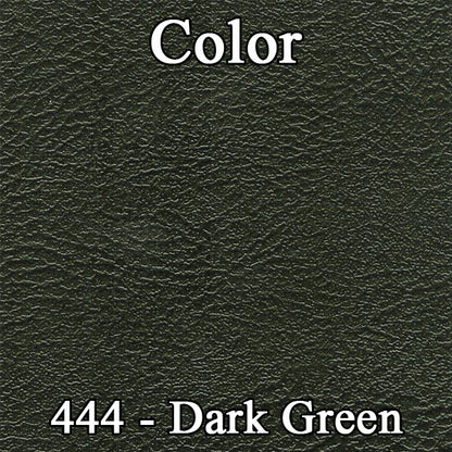 73 BARRACUDA/CHALLENGER BUCKET SEAT UPHOLSTERY - LIGHT GREEN/DARK GREEN