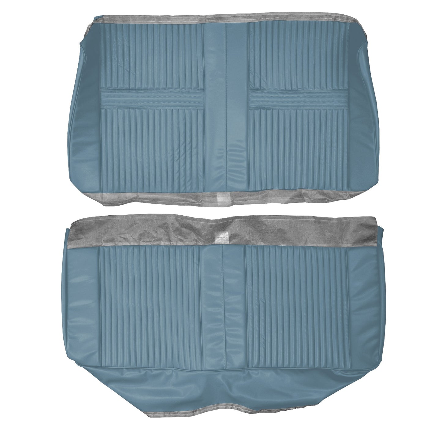 64 CUTLASS/442 HARDTOP REAR UPHOLSTERY - BLUE