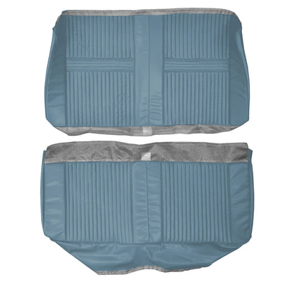 64 CUTLASS/442 HARDTOP REAR UPHOLSTERY - BLUE