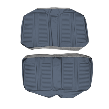 67 SATELLITE/GTX CONVERTIBLE REAR UPHOLSTERY - NAVY