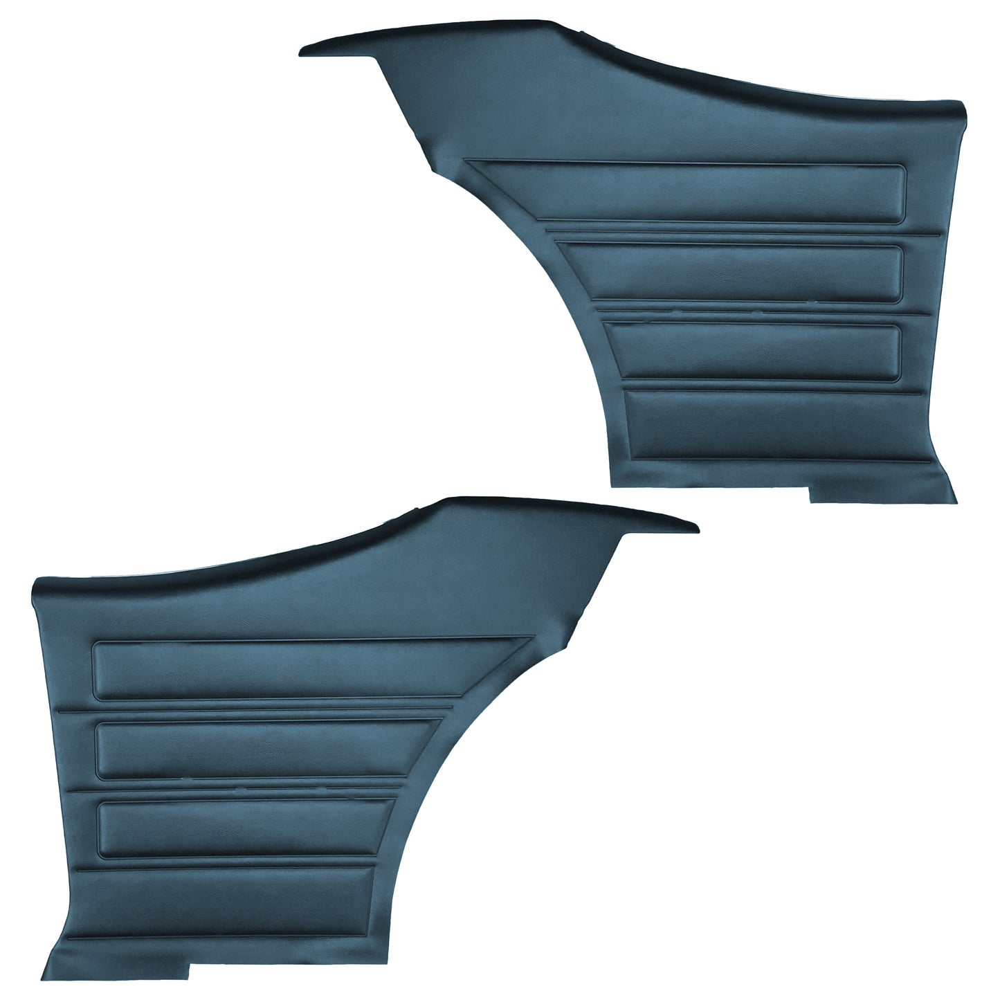 68 GTO/LEMANS HARDTOP REAR PANELS (PRE-ASSEMBLED) - BLUE