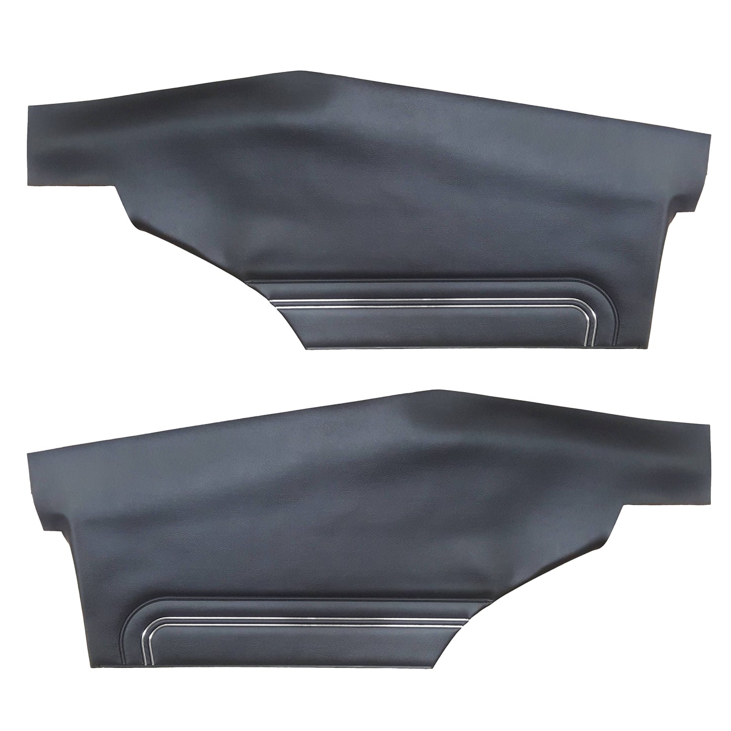 72 GTO/LEMANS SPORT HARDTOP REAR PANELS (UNASSEMBLED) - BLACK
