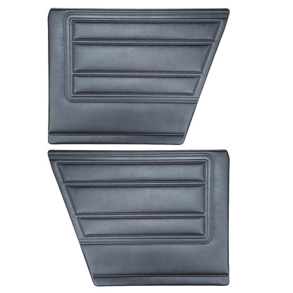 68 BARRACUDA/SUPER STOCK "STANDARD" FASTBACK REAR PANELS - BLACK