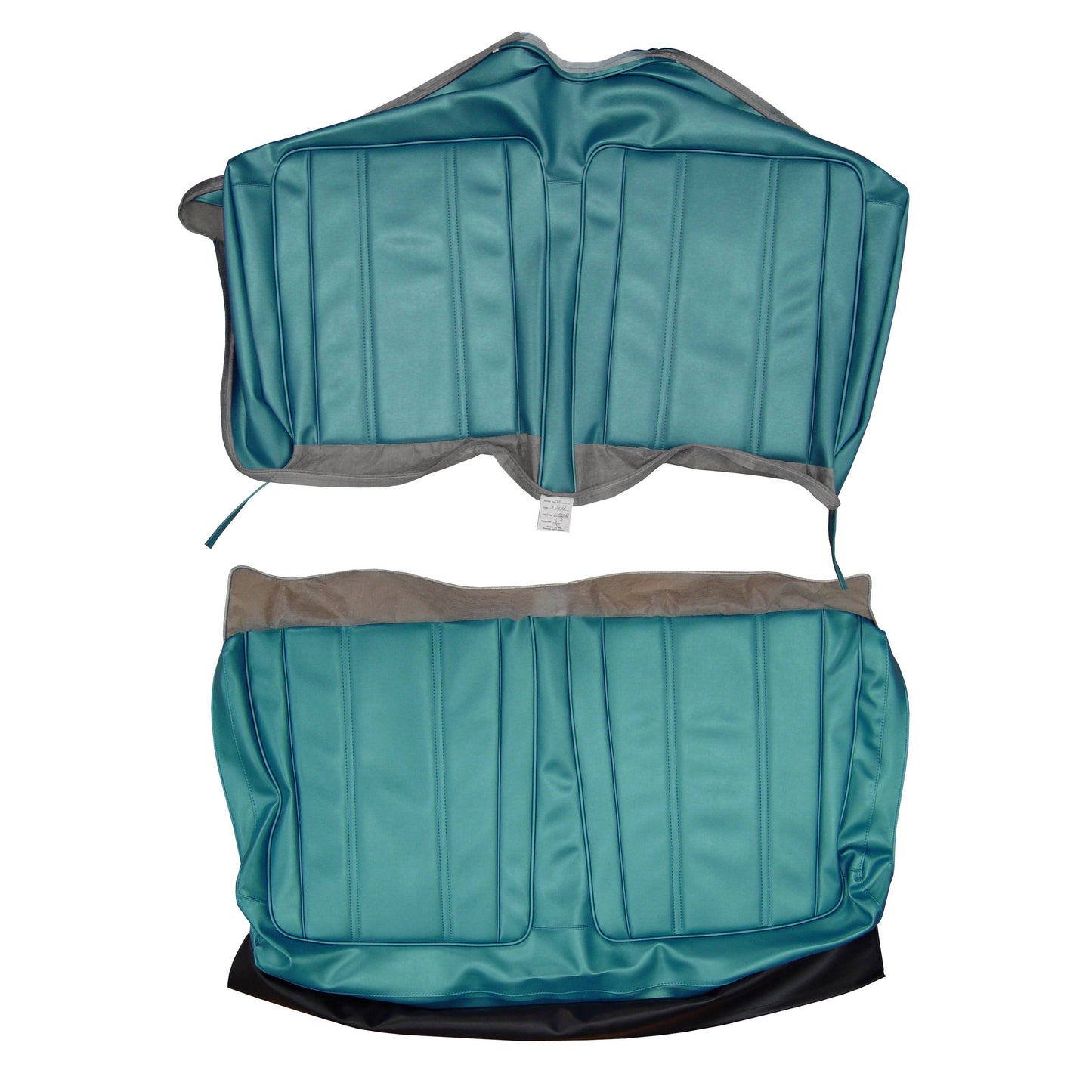 68 BARRACUDA "STANDARD" CONV. REAR UPHOLSTERY - BLUE