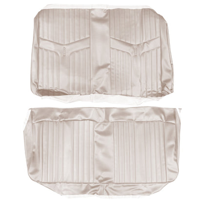 69 GTO/LEMANS CONVERTIBLE REAR UPHOLSTERY - PARCHMENT