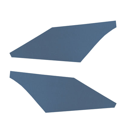 68 CAMARO SAIL PANEL BOARDS (RIBBED) - MEDIUM BLUE